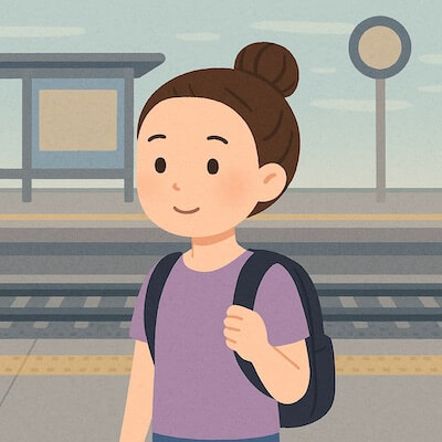 お団子頭の女の子