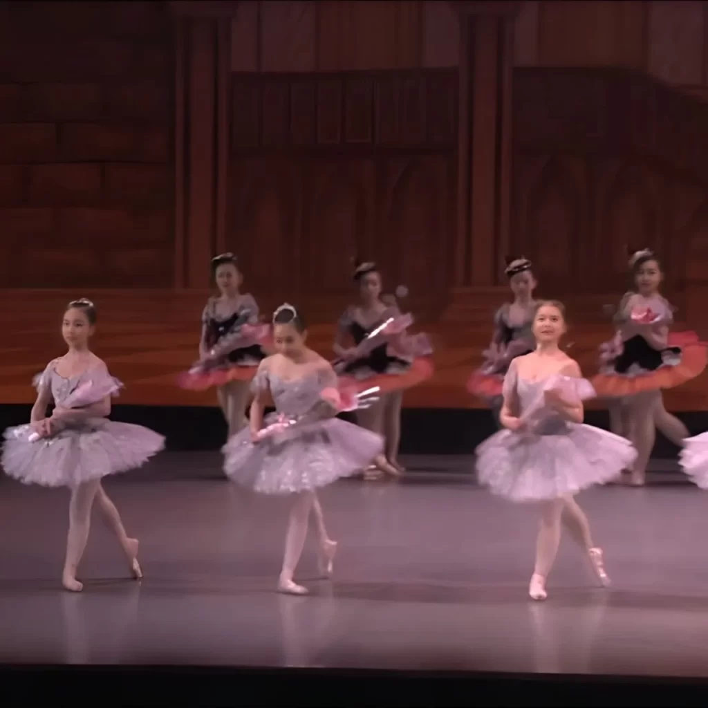 バレエの発表会の舞台挨拶