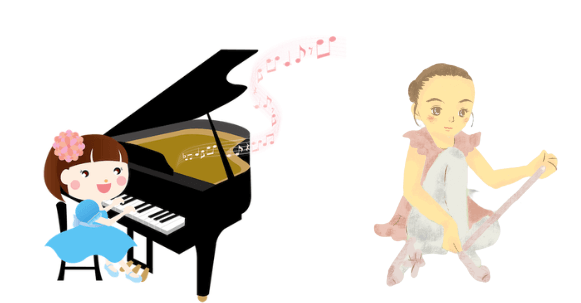 習い事ーピアノおバレエ
