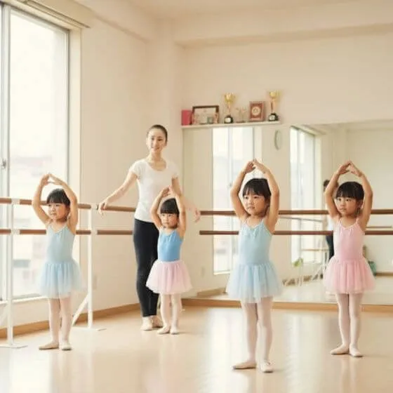 お手てをあげて空高くー相模原のバレエ野沢きよみバレエスタジオ